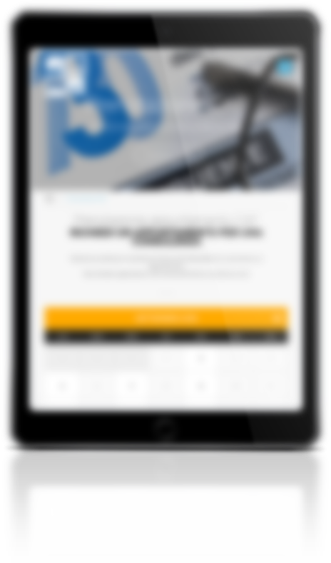 mockup dello sviluppo della pagina di calendario per prenotazione appuntamento del sito internet responsivo visibile da tablet per Geps