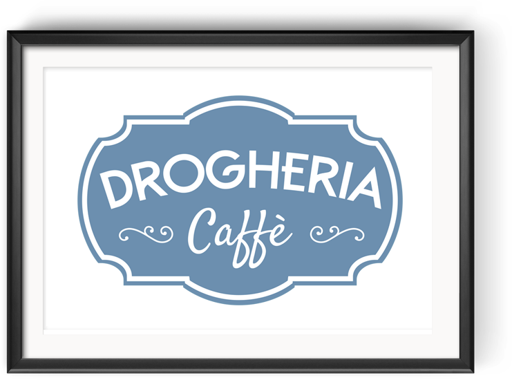 Design del Logotipo DROGHERIA caffè
