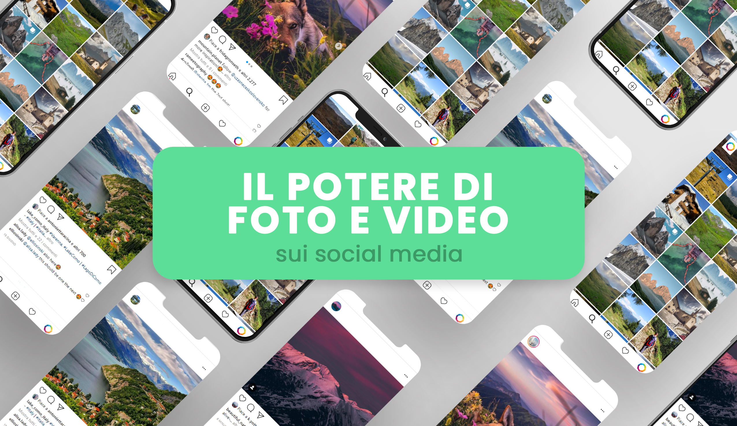 Foto e video, perché sono importanti nei social media