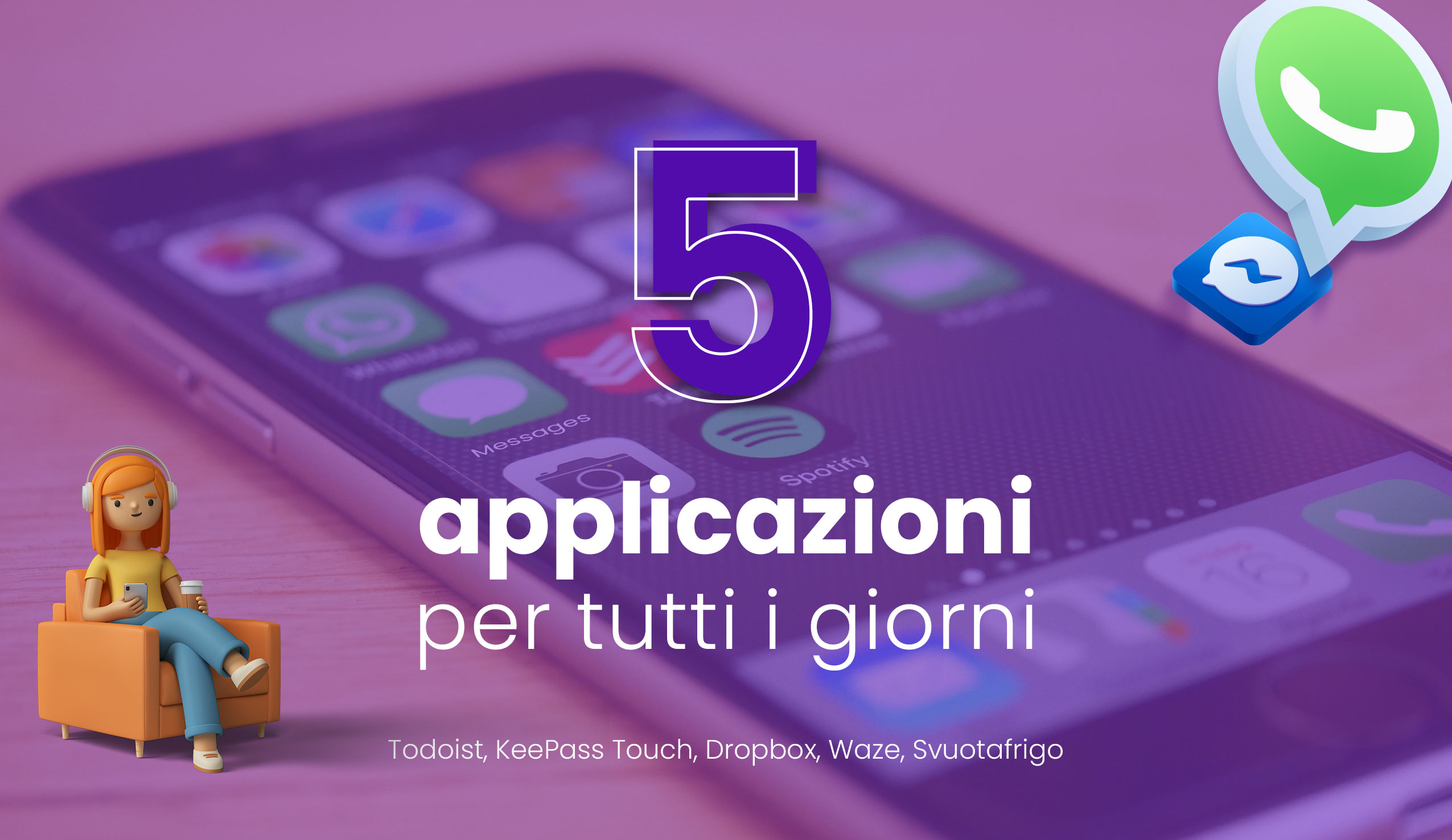 5 applicazioni mobile utili per tutti i giorni